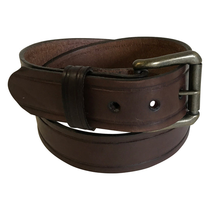 Rockmount Brown Leather Classic Western 1.5in Belt