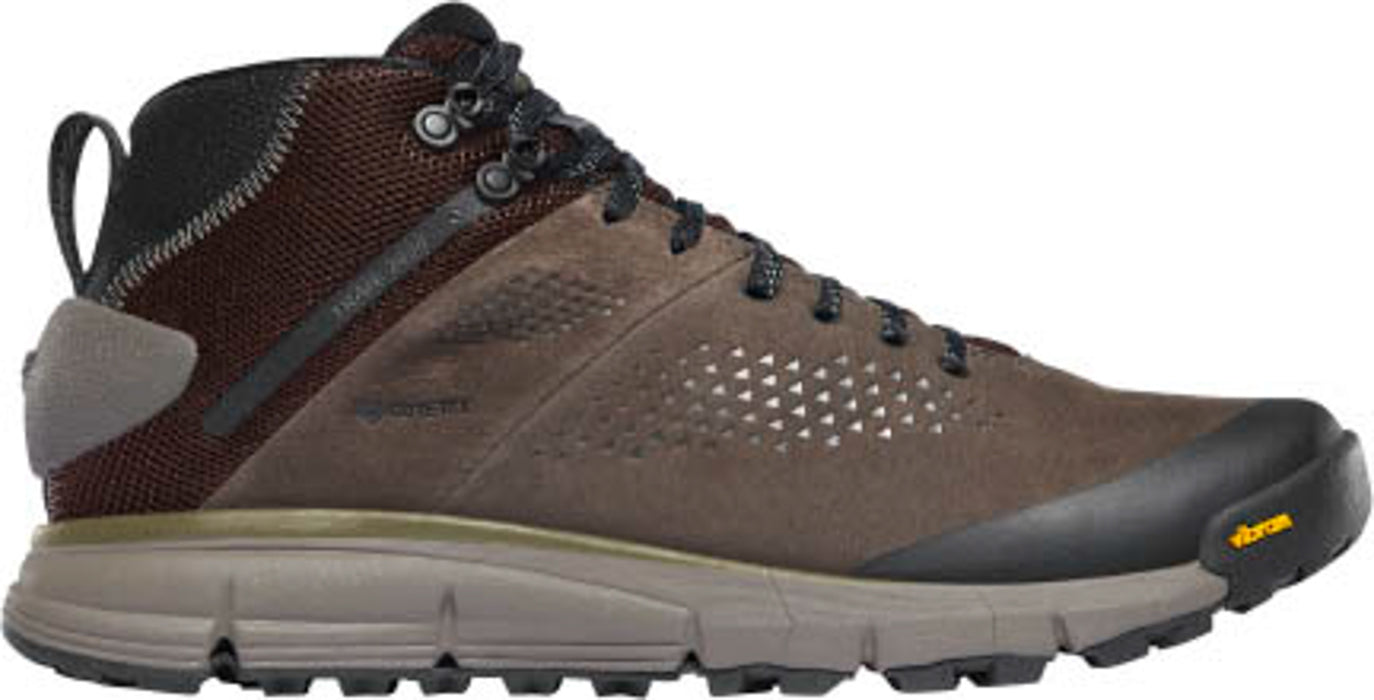 Danner Trail 2650 Mid Mens Brown/Military Green Leather GTX Hiking Boots