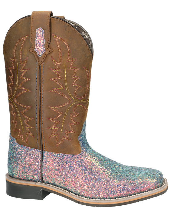 Smoky Mountain Womens Las Vegas Crazy Horse/Pastel Leather Cowboy Boots