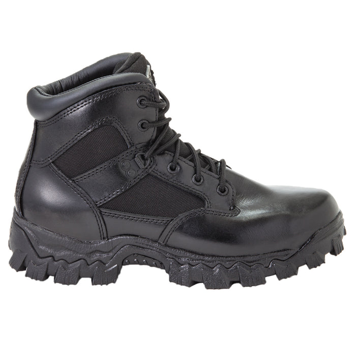 Rocky Mens Black Leather Alphaforce Composite Toe Waterproof Duty Boots