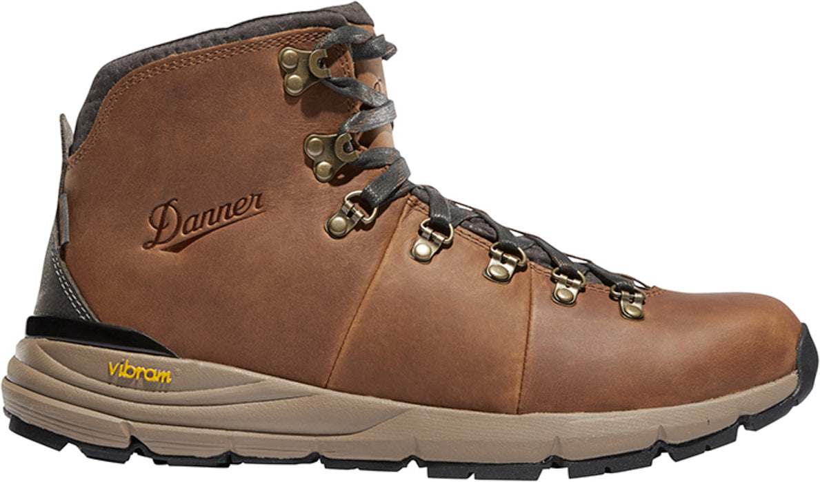 Danner Mountain 600 Mens Rich Brown Suede 4.5in WP Hiking Boots