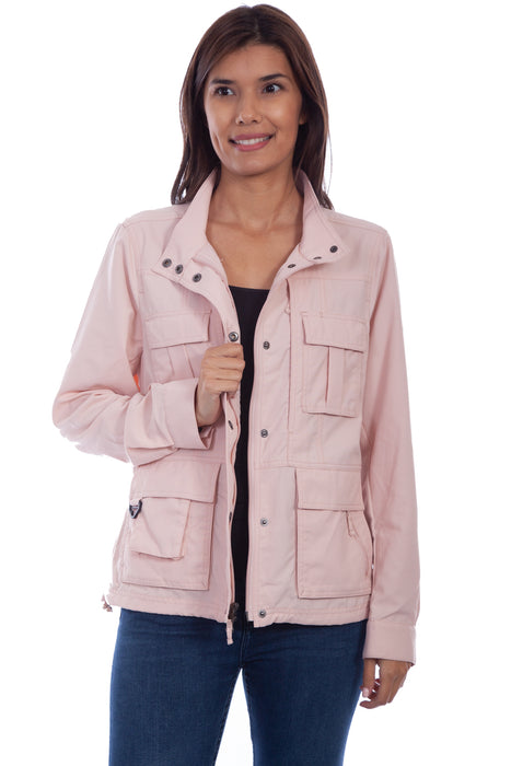 Scully Womens Rose Nylon Multi-Pocket Jacket