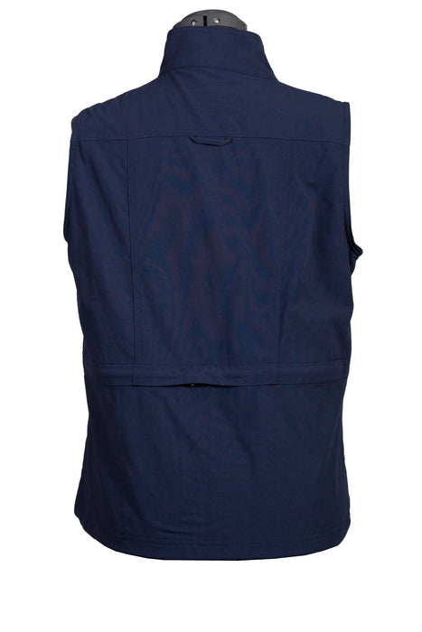 Scully Womens Indigo Nylon Multi-Pocket Vest