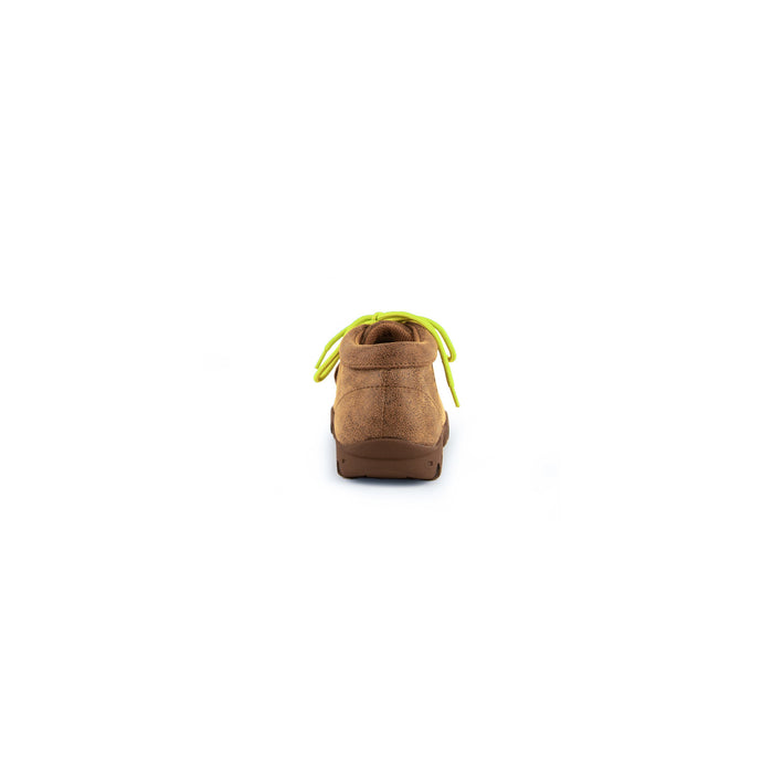 Ferrini Ladies Mocha/Lime Leather Rogue Moccasin Oxfords