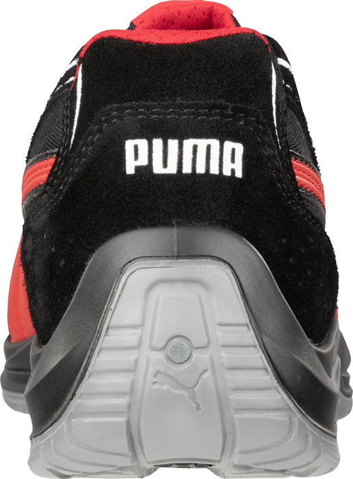 Puma Safety Black Mens Leather Touring Low Moto CT Oxford Work Shoes