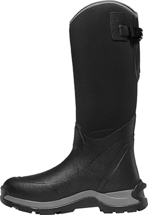 Lacrosse Alpha Thermal Mens Black Rubber 16in CT Fleece Snow Boots