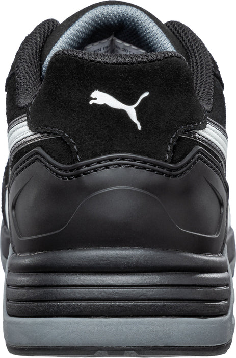 Puma Safety Black Mens Textile Airtwist Low CT Oxford Work Shoes