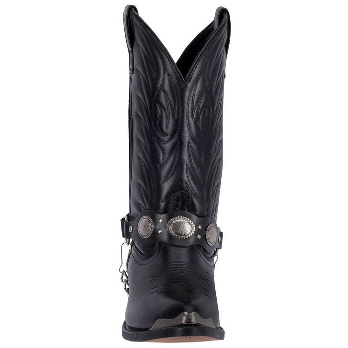 Laredo Mens Tallahassee Cowboy Boots Leather Black