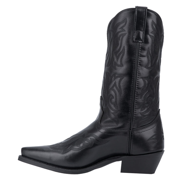 Laredo Mens Hawk Cowboy Boots Leather Black