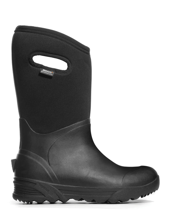 Bogs Mens Bozeman Tall Black Rubber Work Boots