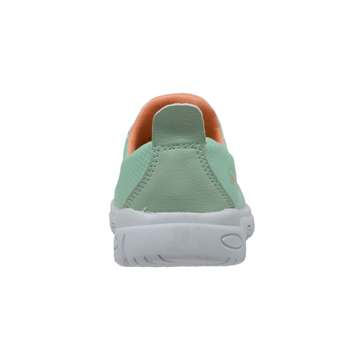 Rocsoc Womens Green/Orange Comfort Stride Slip On Mesh