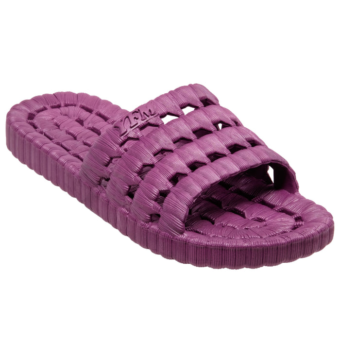 Tecs Womens Purple Relax Sandals PVC