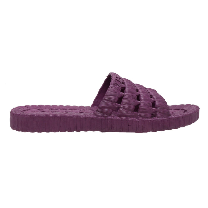 Tecs Womens Purple Relax Sandals PVC