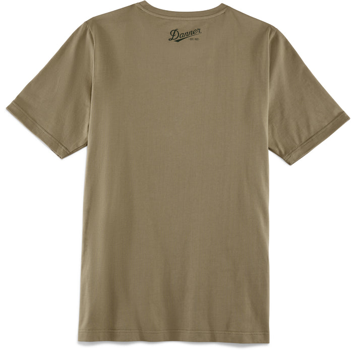 Danner Mens Mountain Pass Tee Silt 100% Cotton S/S T-Shirt