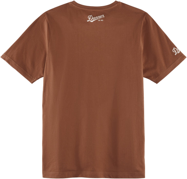 Danner Mens Banner Tee Brick Red 100% Cotton S/S T-Shirt