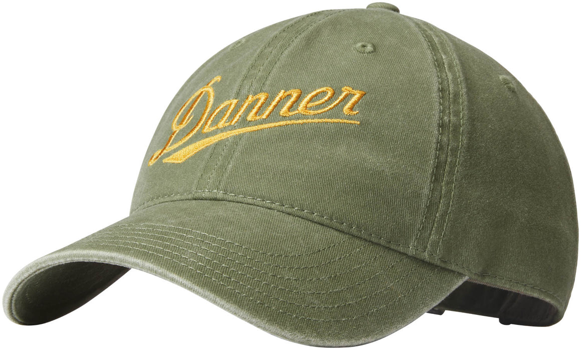 Danner Unisex Embroidered Loden 100% Cotton Baseball Cap Hat