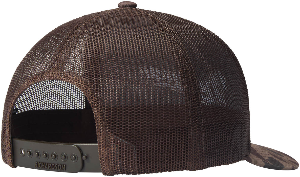 Danner Unisex Duck Embroidered Brown Cotton Blend Trucker Cap