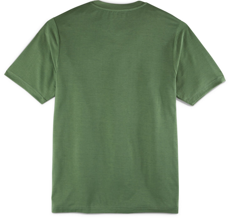 Lacrosse Mens Forever Forward Tee Green Poly/Spandex S/S T-Shirt