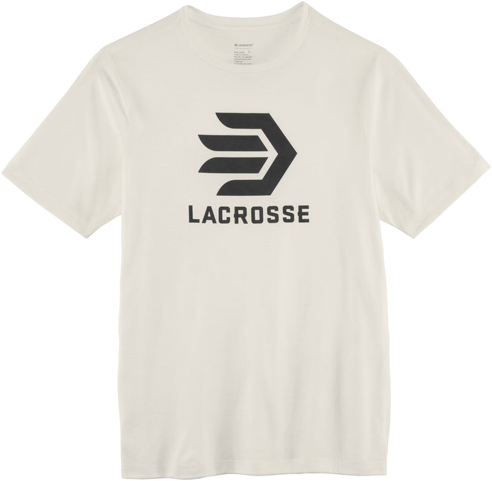 Lacrosse Mens Forever Forward Tee Slate Poly/Spandex S/S T-Shirt