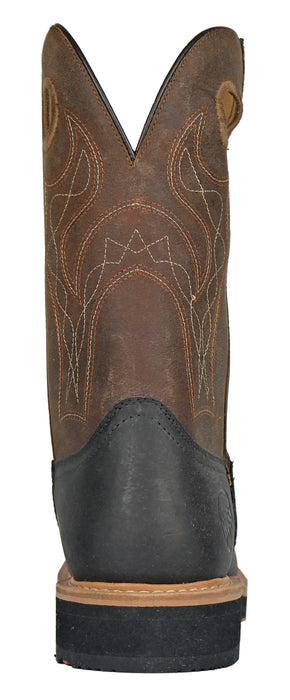 Hoss Boots Mens Brown Leather Spitfire Western CT Work Boots