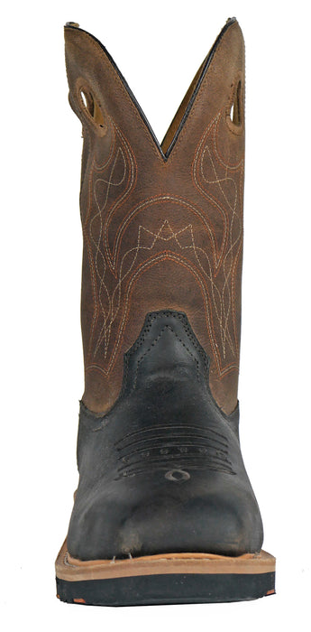 Hoss Boots Mens Brown Leather Spitfire Western CT Work Boots