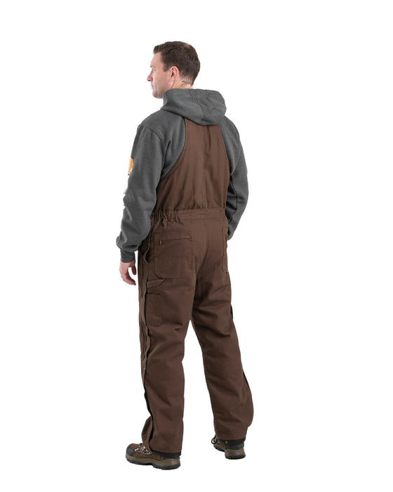 Berne Apparel Mens Heartland Insulated Duck Bark 100% Cotton Bib Overall