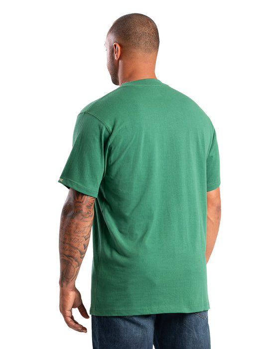 Berne Mens Highland Heavyweight Pocket Pine 100% Cotton S/S T-Shirt