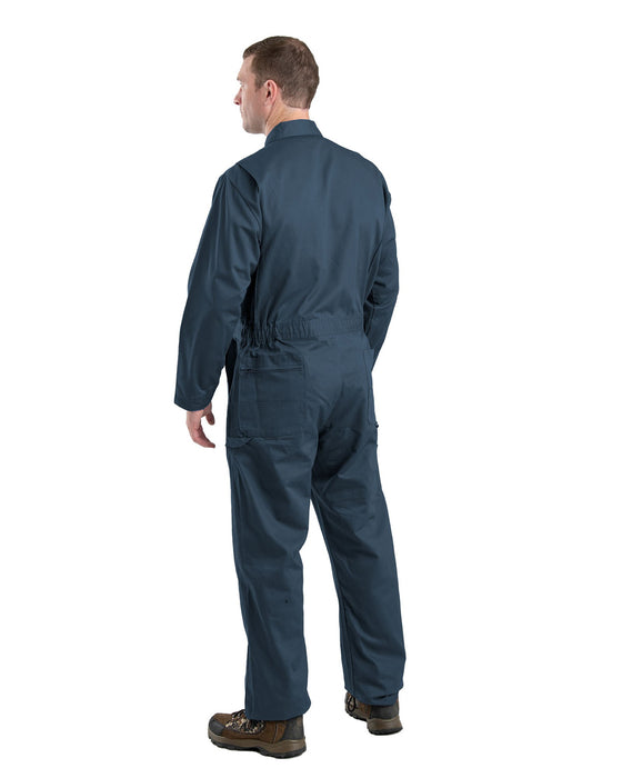 Berne Apparel Mens Heritage Deluxe Unlined Twill Navy 100% Cotton Work Coverall