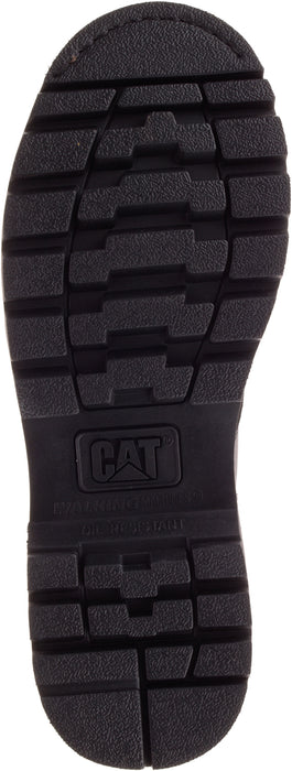 CAT Mens Second Shift Black Oiled Leather Work Boots