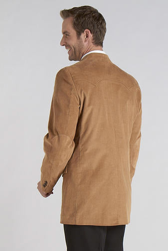 Circle S Mens Camel 100% Cotton Lubbock Sportcoat Corduroy Jacket Blazer