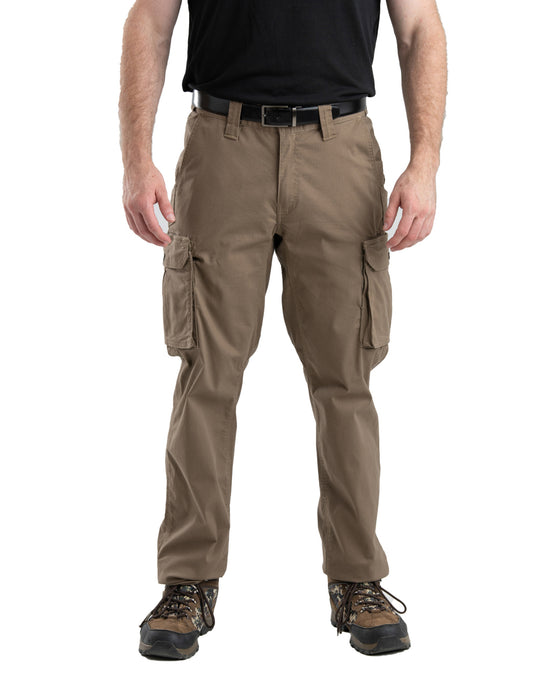 Berne Mens Echo Zero Six Putty Cotton Blend Work Pants