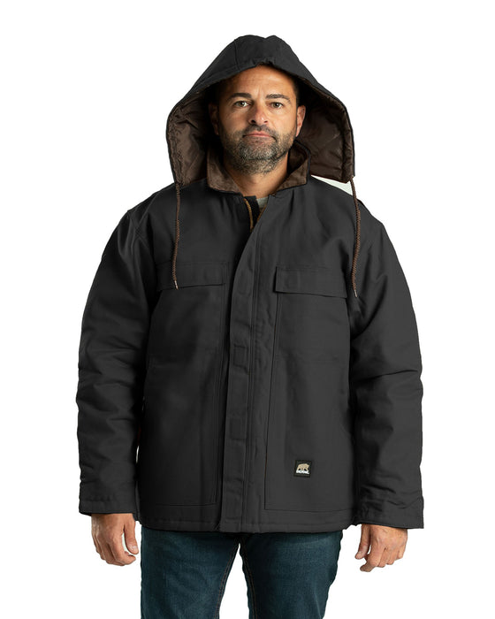 Berne Apparel Mens Heritage Duck Black 100% Cotton Chore Jacket