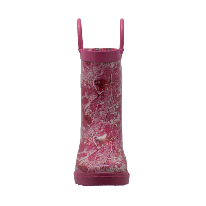 Case IH Kids Girls Pink Rubber Work Boots