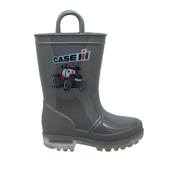 Case IH Toddler Boys Grey PVC Work Boots