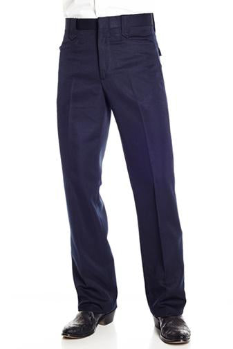 Circle S Mens Navy Polyester Ranch Dress Pants