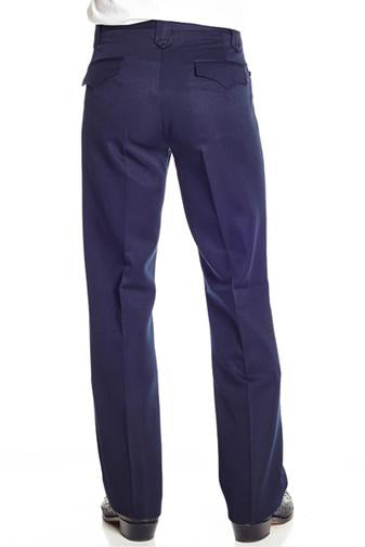 Circle S Mens Navy Polyester Ranch Dress Pants