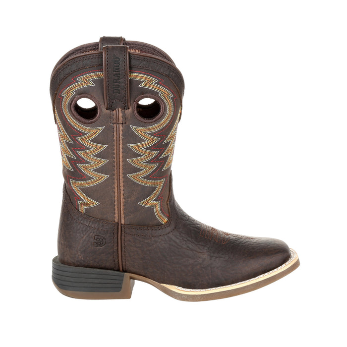 Lil Durango Little Kids Dark Bay Leather Rebel Pro Cowboy Boots