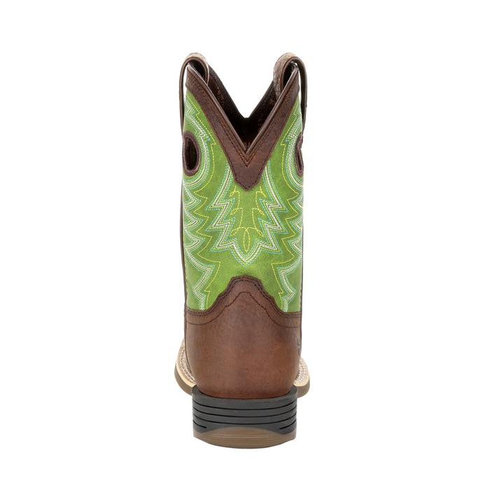 Lil Durango Little Kids Frontier/Lime Leather Rebel Pro Cowboy Boots