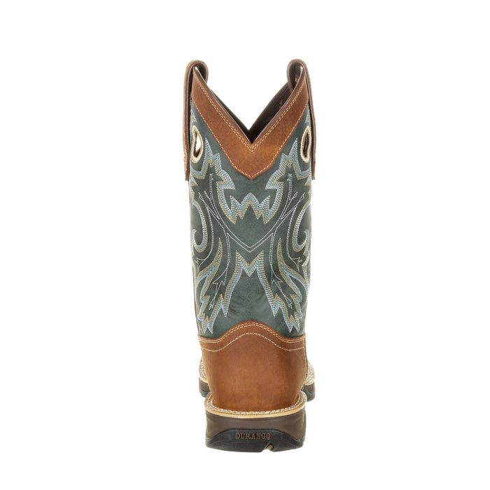 Durango Mens Clover/Saddle Leather Rebel PullOn Cowboy Boots