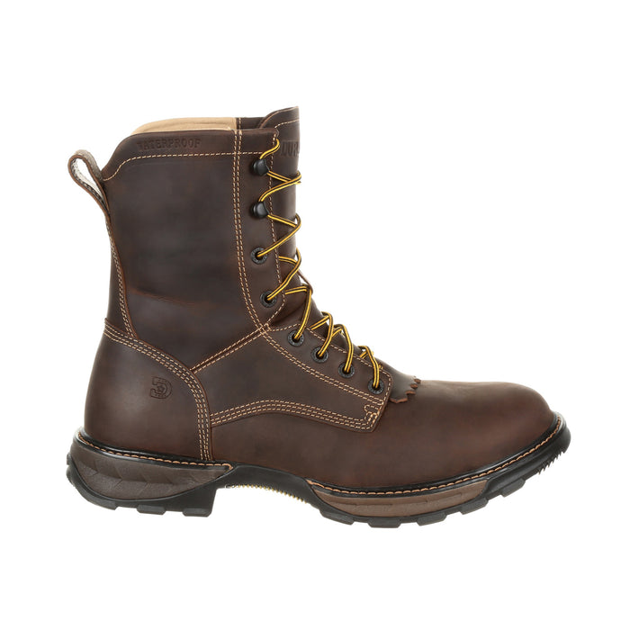 Durango Mens Oiled Brown Leather Maverick ST WP Work Boots