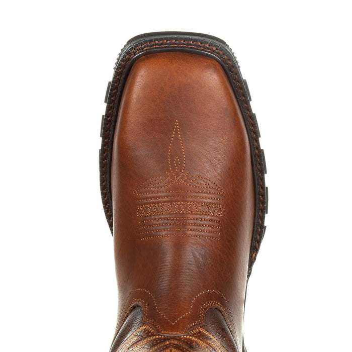 Durango Mens Tobacco Leather Maverick Vent ST Work Boots