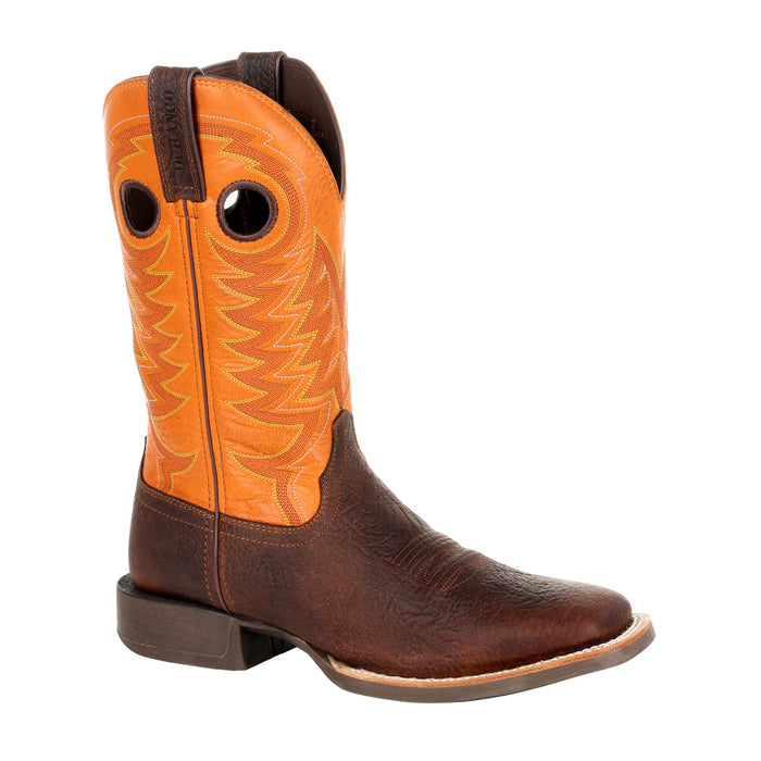 Durango Mens Bay/Orange Leather Rebel Pro Cowboy Boots