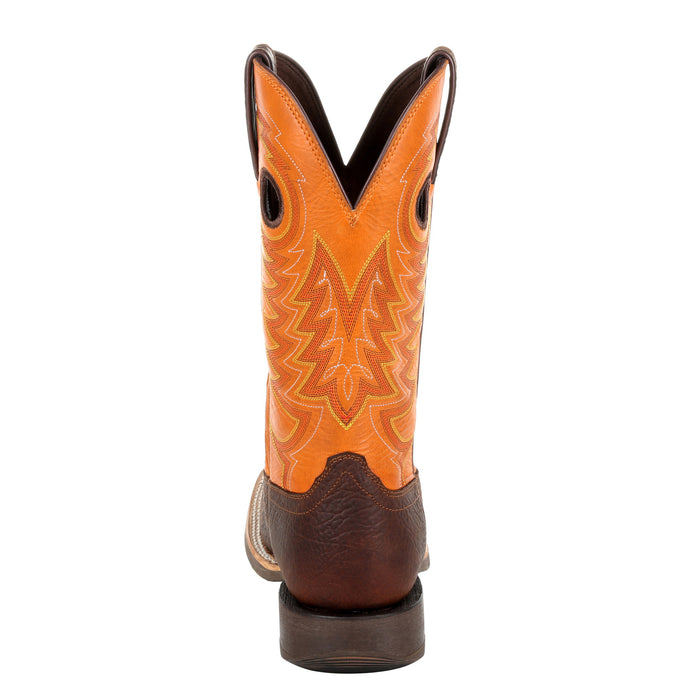 Durango Mens Bay/Orange Leather Rebel Pro Cowboy Boots