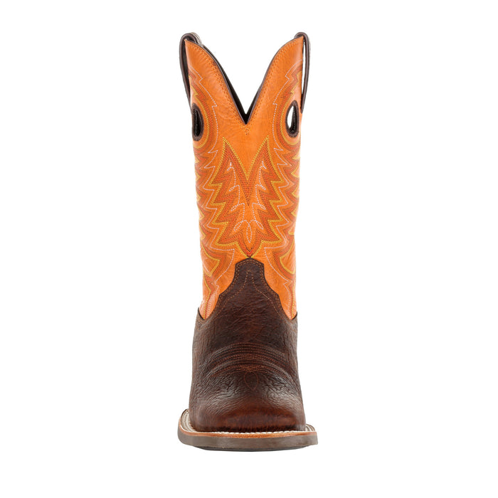 Durango Mens Bay/Orange Leather Rebel Pro Cowboy Boots