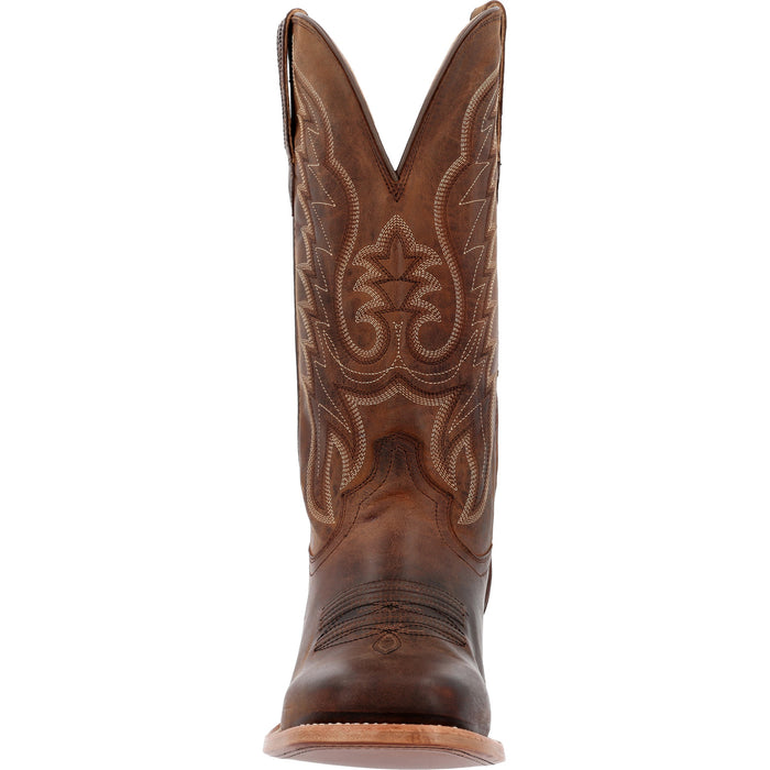 Durango Mens Arena Pro Western Umber Rust Leather Cowboy Boots