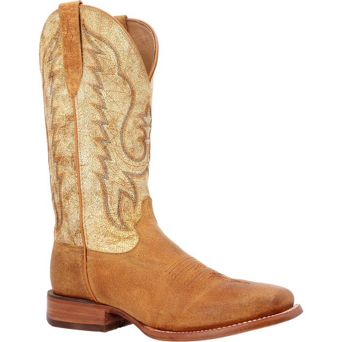 Durango Mens Arena Pro Western Gold Rush Leather Cowboy Boots