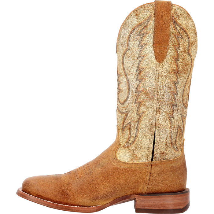 Durango Mens Arena Pro Western Gold Rush Leather Cowboy Boots