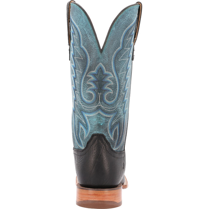 Durango Mens Arena Pro Western Black/Blue Lagoon Leather Cowboy Boots