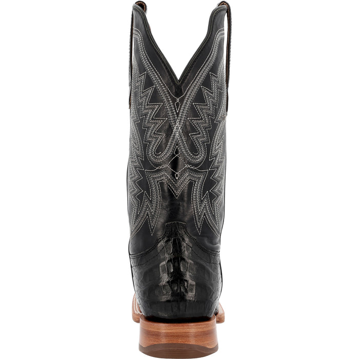 Durango Mens PRCA Western Black Stallion Caiman Belly Cowboy Boots