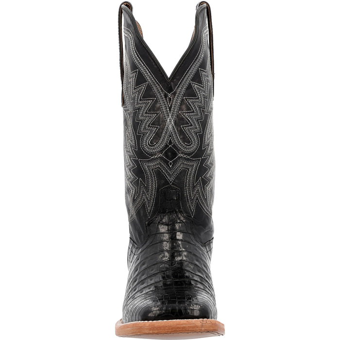 Durango Mens PRCA Western Black Stallion Caiman Belly Cowboy Boots